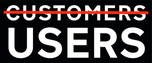 not customers users sticker